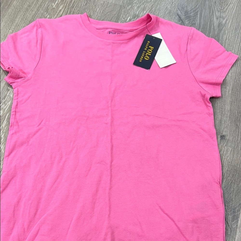 Polo by Ralph Lauren Vibrant Pink Short Sleeve Tee